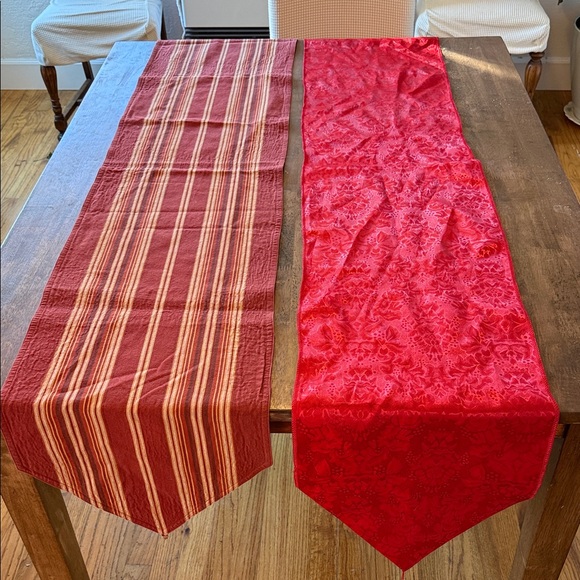 Other - Elegant Red Table Runner Set